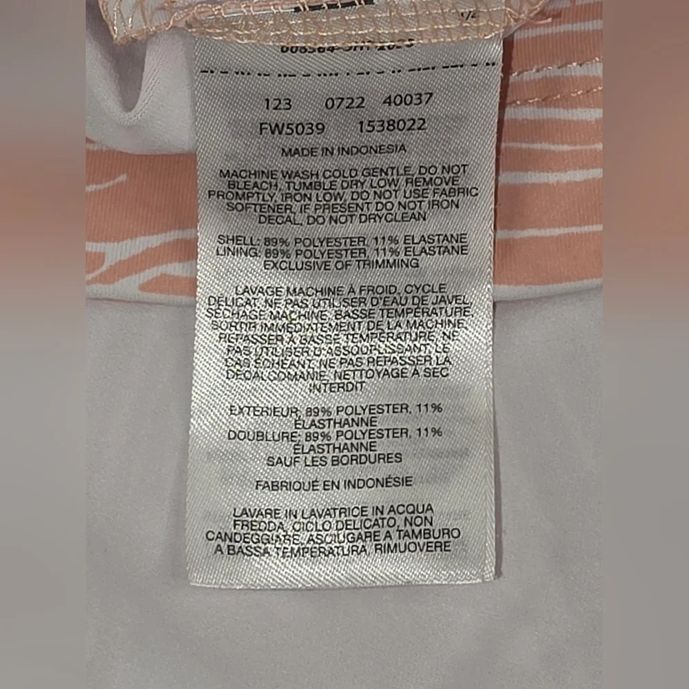 Columbia Sportswear Women's PFG Fishing Dress Size 3X Peach White AE-0972 - Picture 8 of 10